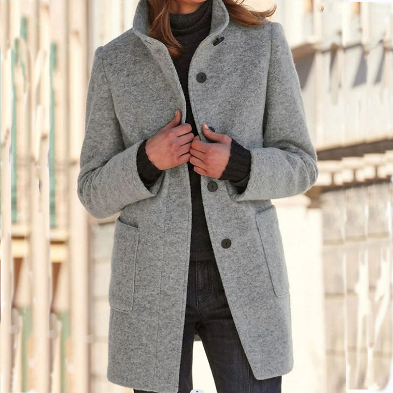 Adryan™ | Woolen Elegance Coat