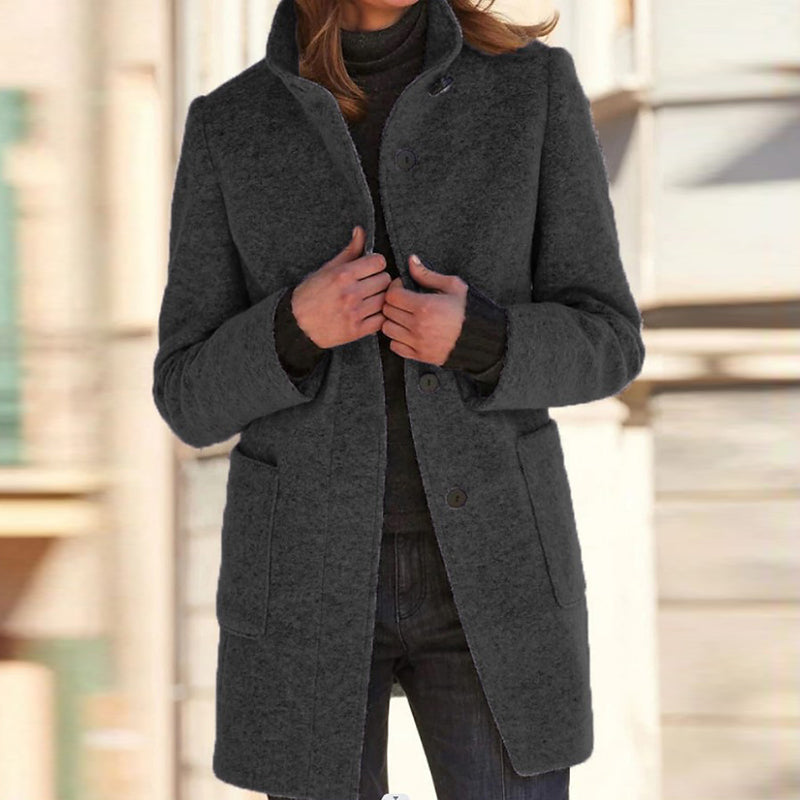 Adryan™ | Woolen Elegance Coat