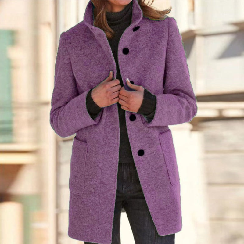 Adryan™ | Woolen Elegance Coat